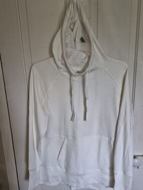 Athletic Works Off-White Hooded Sweatshirt